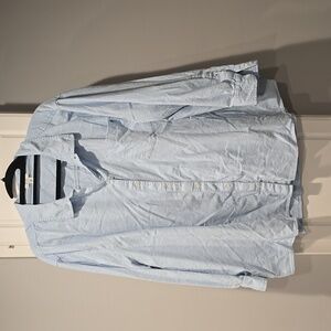 Crown & Ivy Women's Light BLUE Button Down Shirt